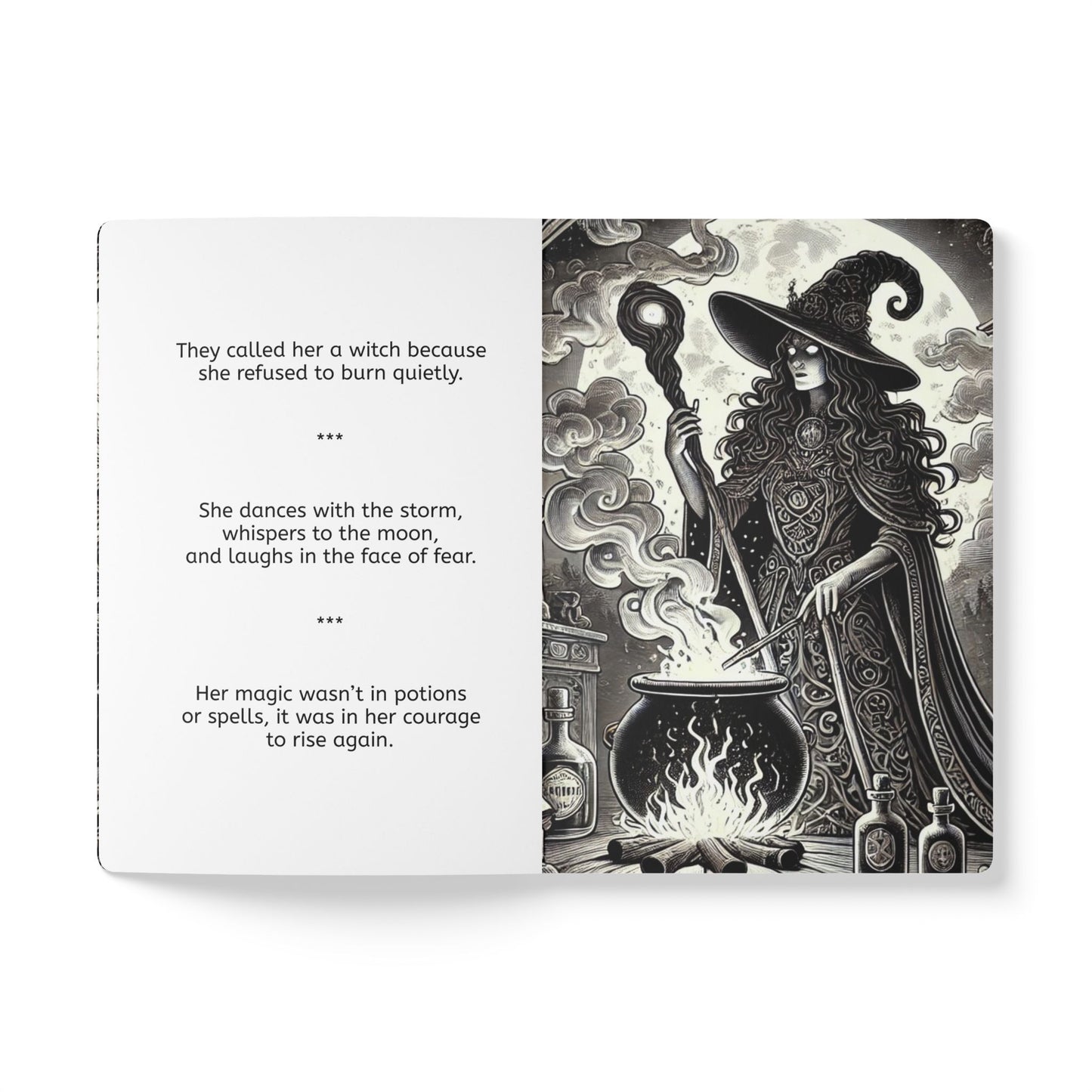 MY INNER WITCH / BATS - Notebook with Augmented Reality | Art & Inspiring Quotes