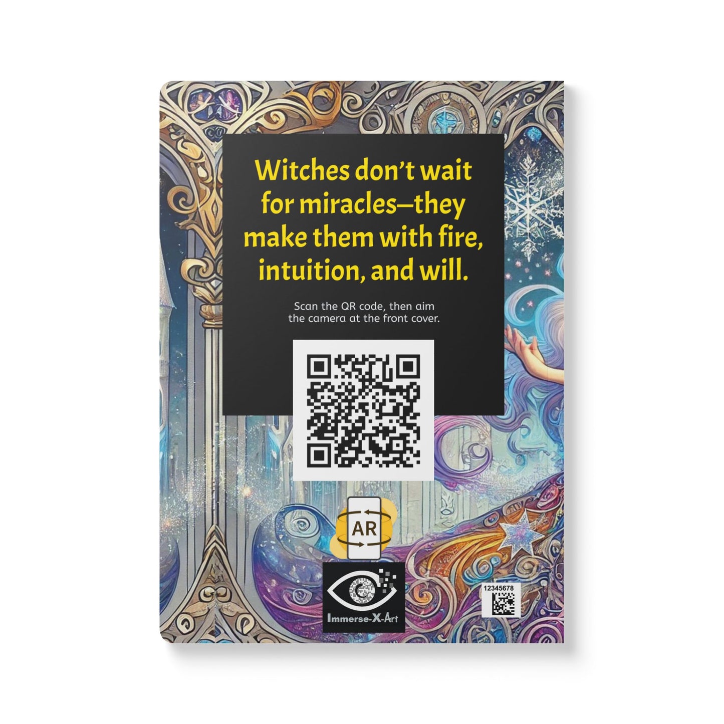 THE WITCH WITHIN / CRISTAL CASTLE - Notebook with Augmented Reality | Art & Inspiring Quotes