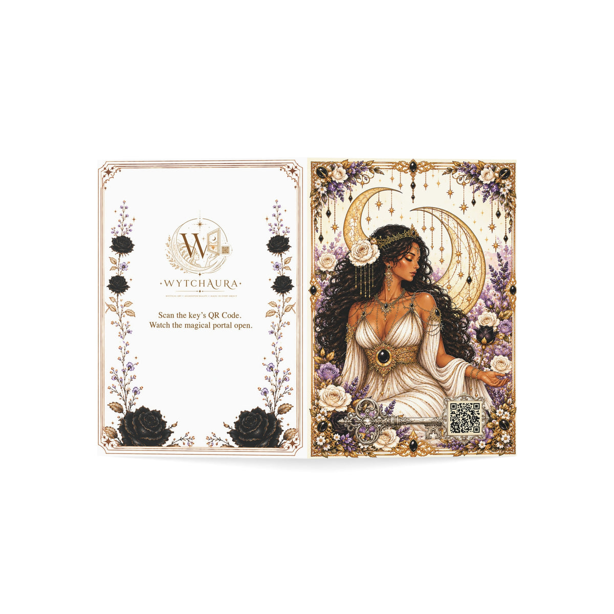 Nyx – Goddess of the Nigh - Greeting Cards — Pack of 1/10