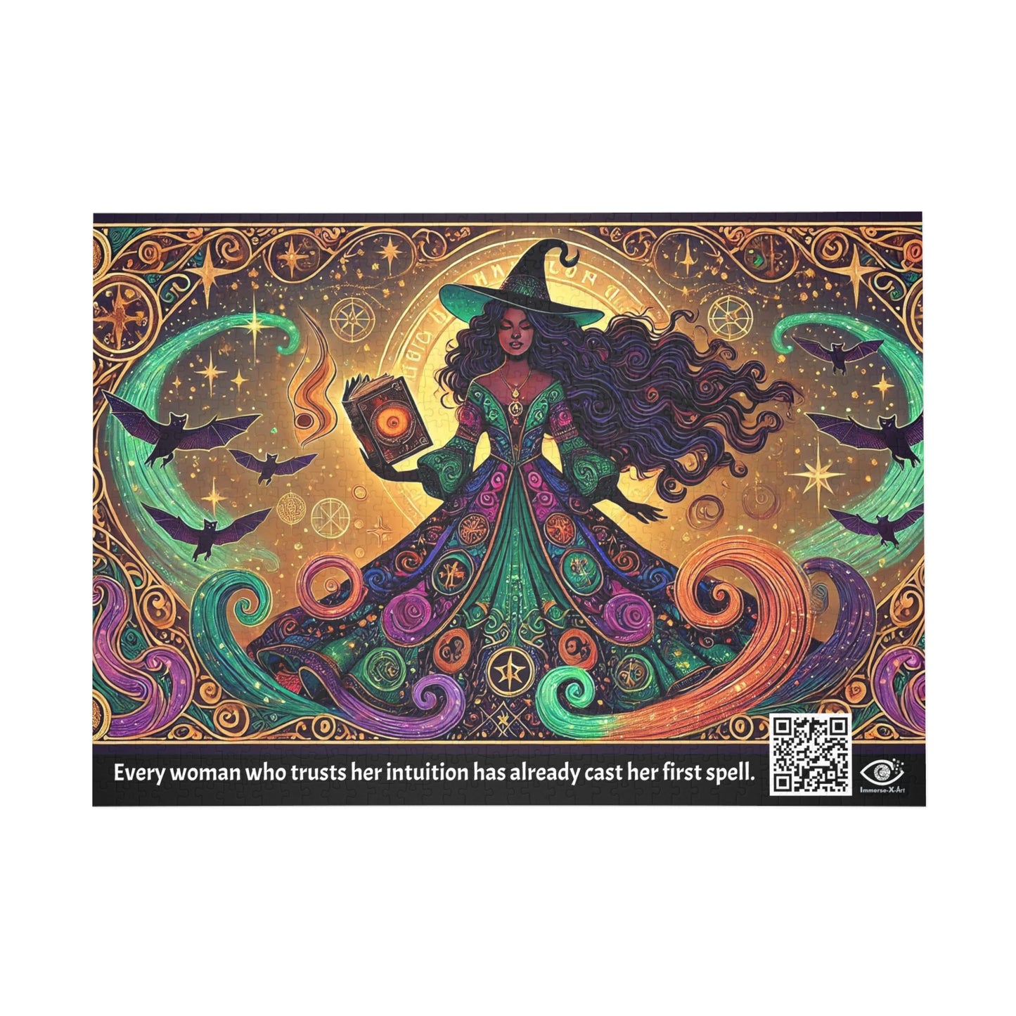 MY INNER WITCH: Bat Magic – Intricate Puzzle (1,000 pcs) with Augmented Reality