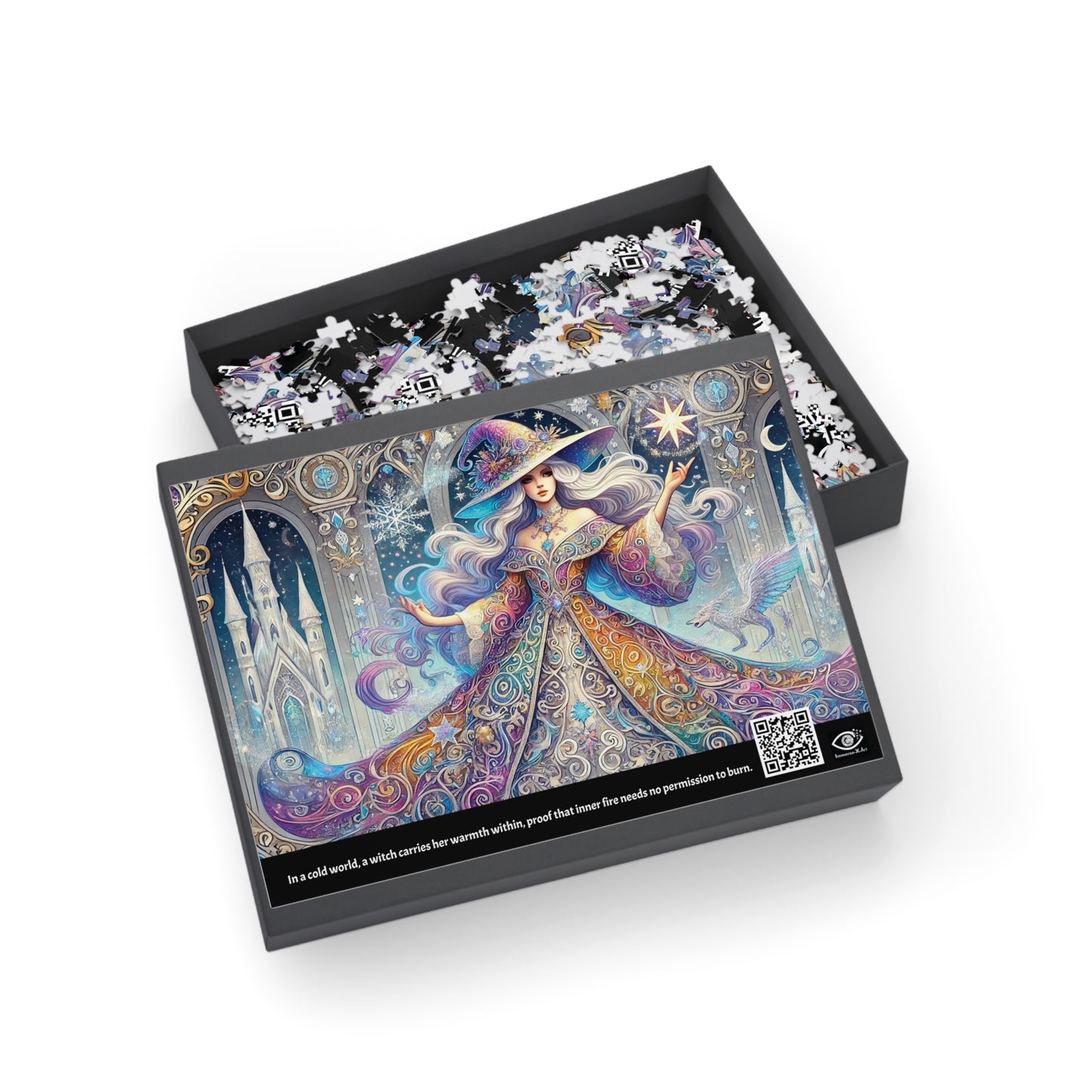 INNER WITCH: Cristal Castle - Intricate Puzzle (1000 piece) with Augmented Reality