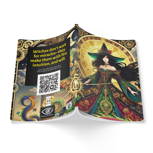 THE WITCH WITHIN / DRAGONS - Notebook with Augmented Reality | Art & Inspiring Quotes