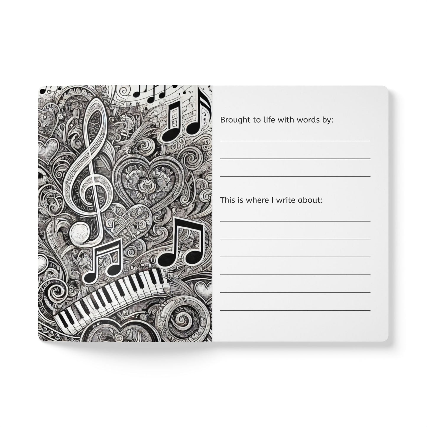 YOU'RE MAGICAL MUSIC - Augmented Reality Journal | Inspiring Notebook with Art & Quotes