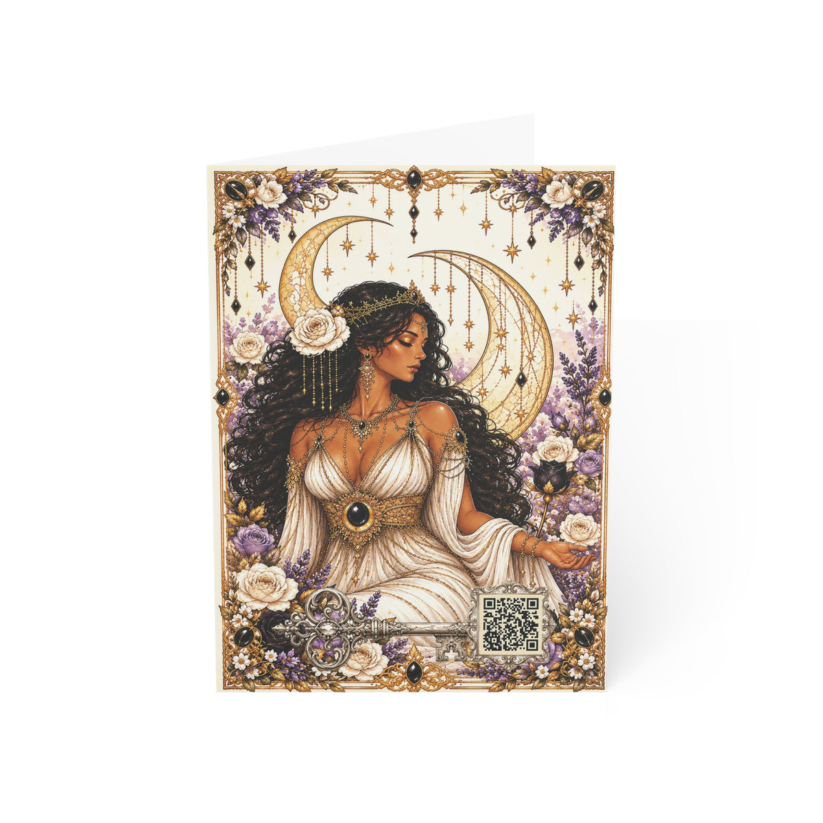 Nyx – Goddess of the Nigh - Greeting Cards — Pack of 1/10
