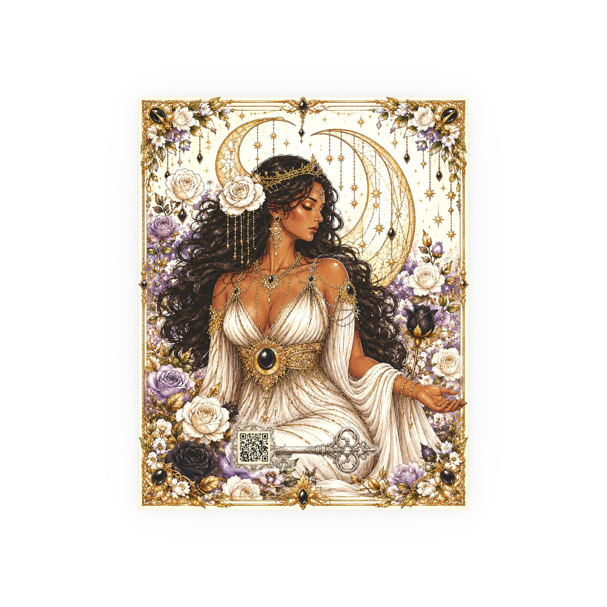 Nyx – Goddess of the Night & Mysteries Poster — Satin & Archival Matte Print
