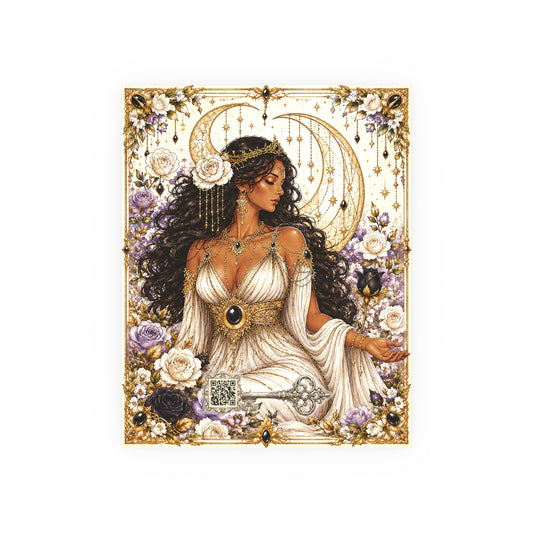Nyx – Goddess of the Night & Mysteries Poster — Satin & Archival Matte Print