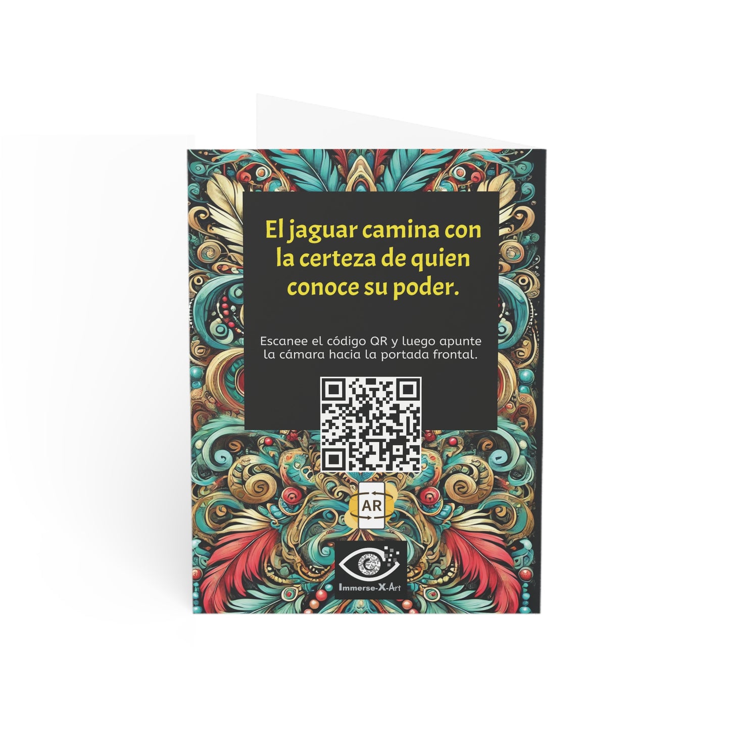 EL ESPÍRITU DEL JAGUAR – Tarjetas de Felicitación con Realidad Aumentada (Set de 1, 10, 30, 50)