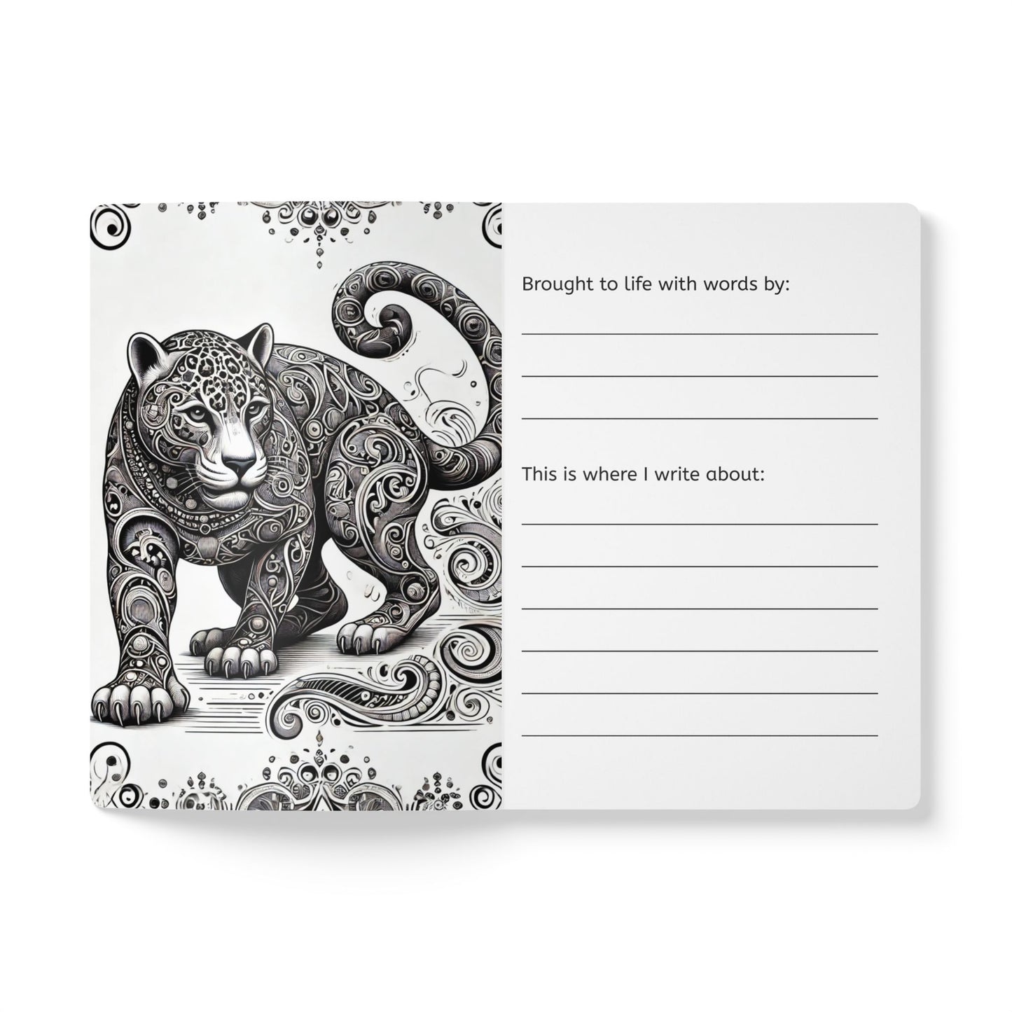 THE JAGUAR'S SPIRIT - Journal with Augmented Reality Experience | Creative Notebook & Art