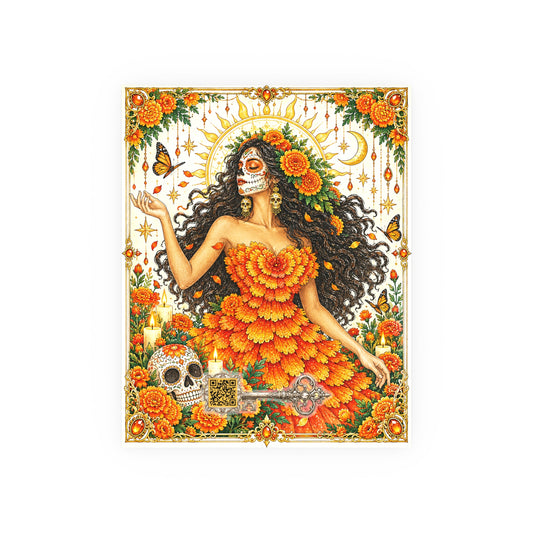 La Catrina – Spirit of Día de los Muertos Poster — Satin & Archival Matte Print