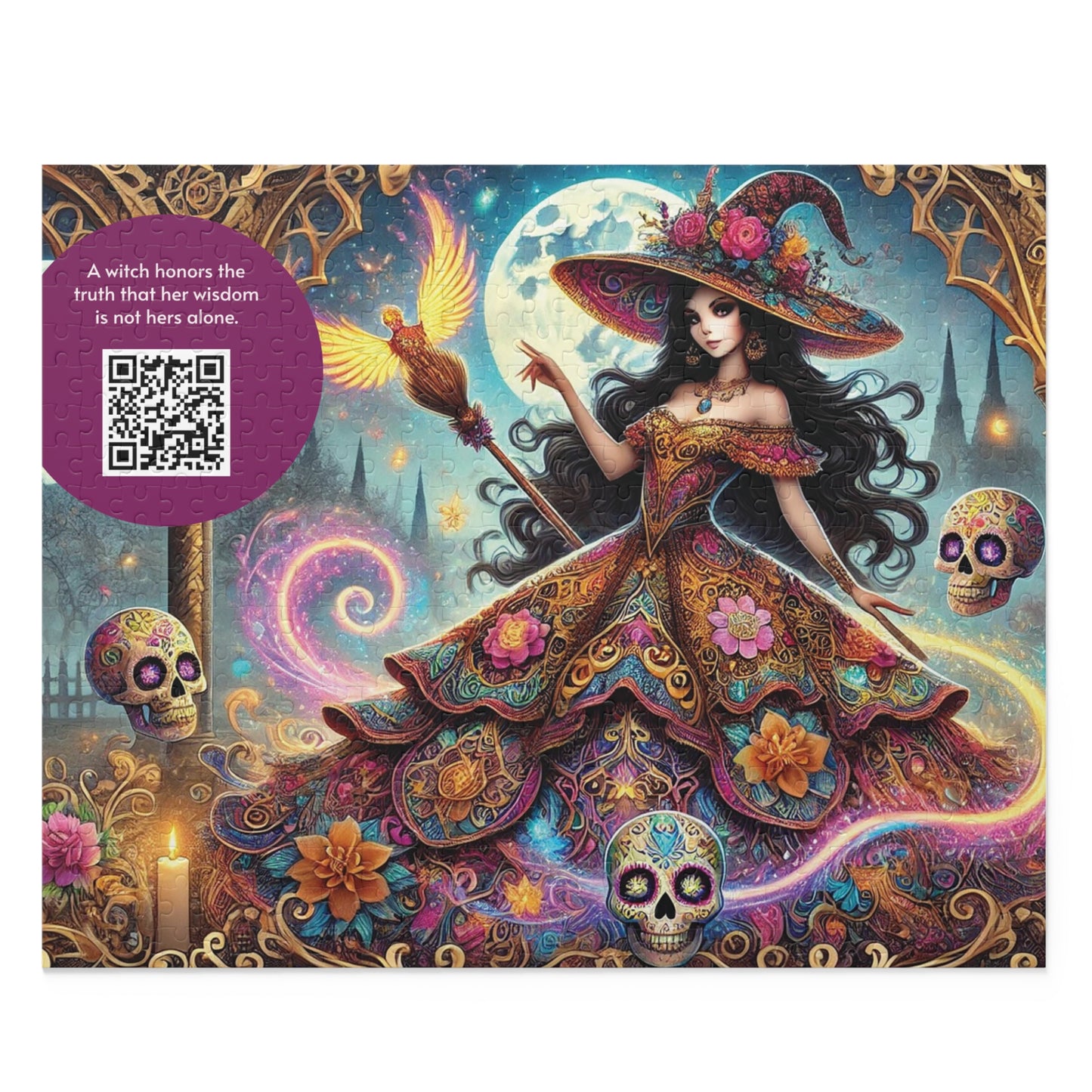 MY INNER WITCH: Ancestors Magic - Intricate Puzzle (120/252/500 pcs) with Augmented Reality