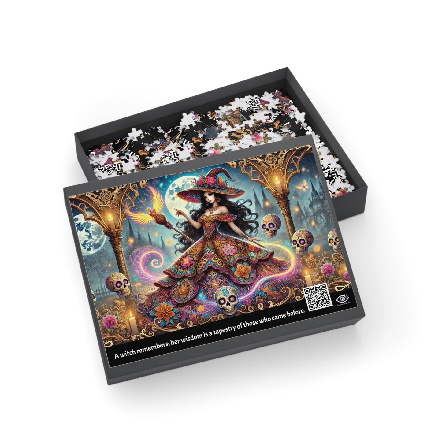 MY INNER WITCH: Ancestors Magic - Intricate Puzzle (1000 piece) with Augmented Reality