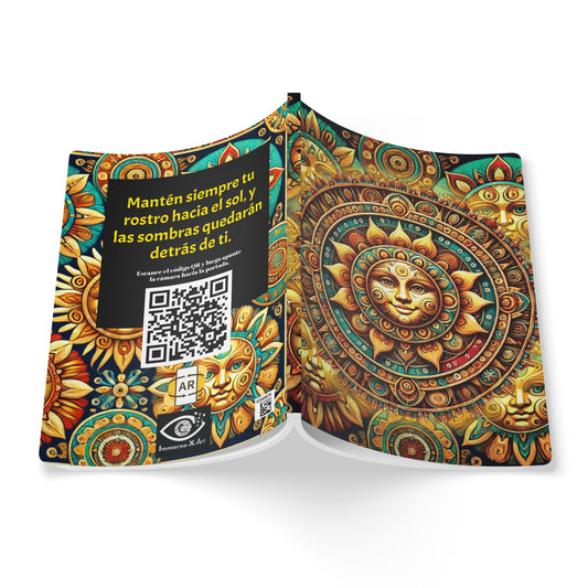 SOL - Cuaderno con Realidad Aumentada | Cuaderno Inspirador con Arte y Frases