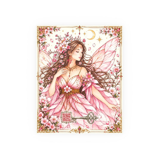 The Cherry Blossom Princess — Satin & Archival Matte Print