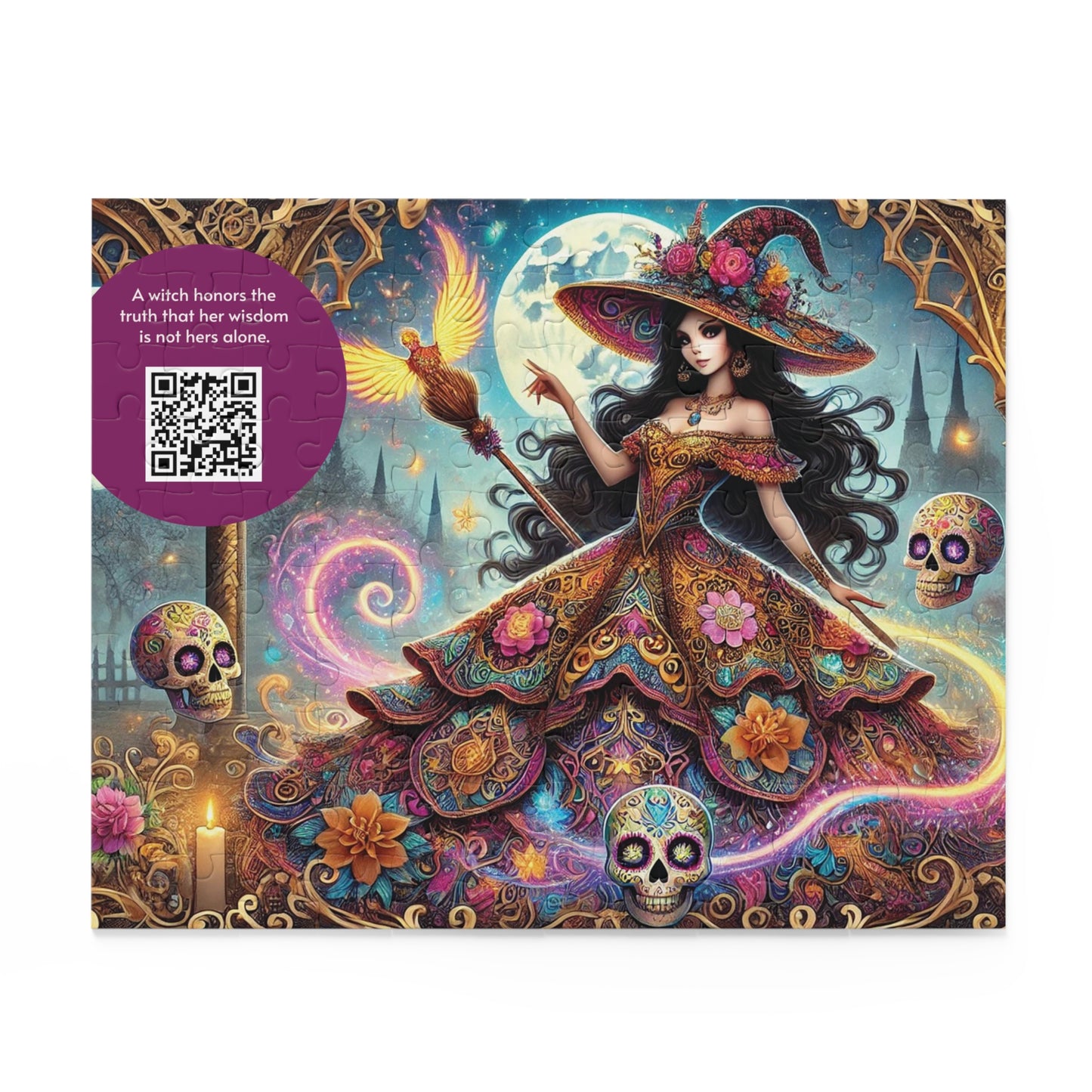 MY INNER WITCH: Ancestors Magic - Intricate Puzzle (120/252/500 pcs) with Augmented Reality