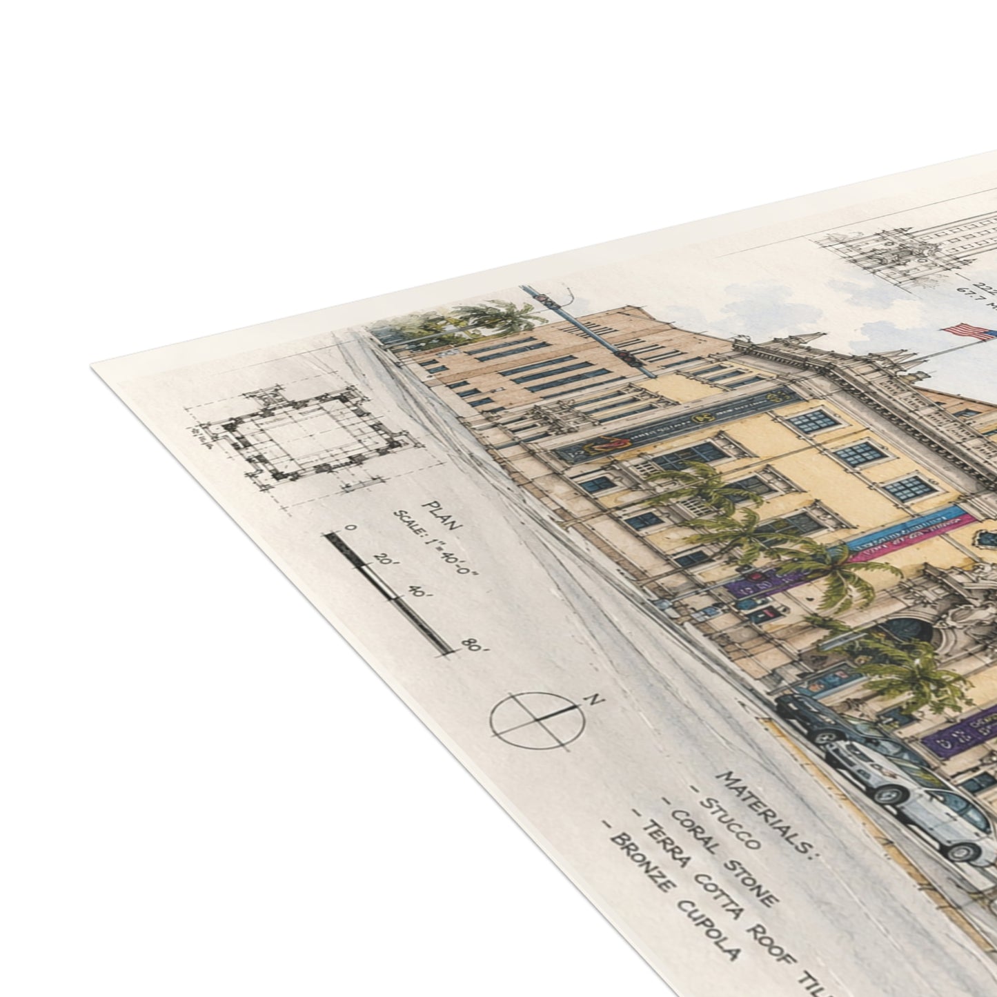 Miami Freedom Tower Postcard Augmented Reality  Bundles (envelopes not included)