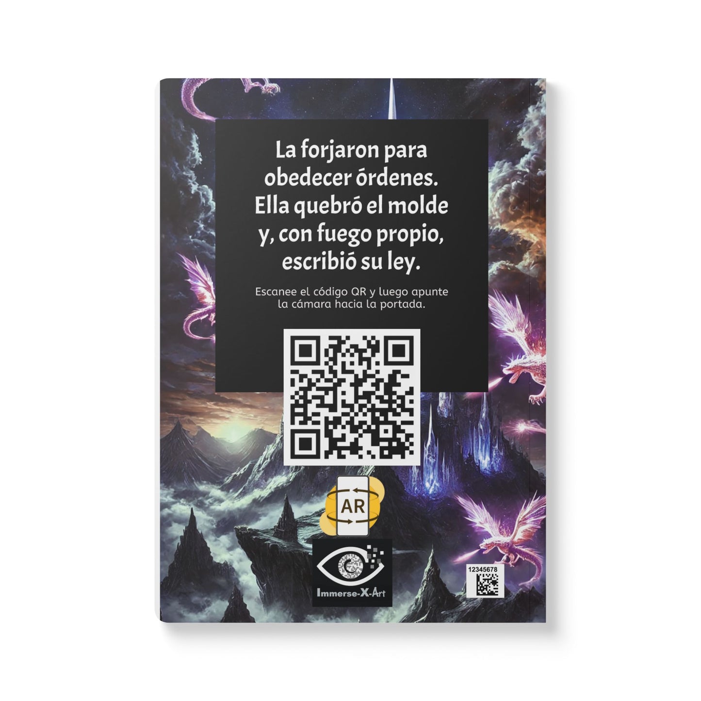 MANON LA INQUEBRANTABLE -  Cuaderno con Realidad Aumentada | Cuaderno Inspirador con Arte y Frases