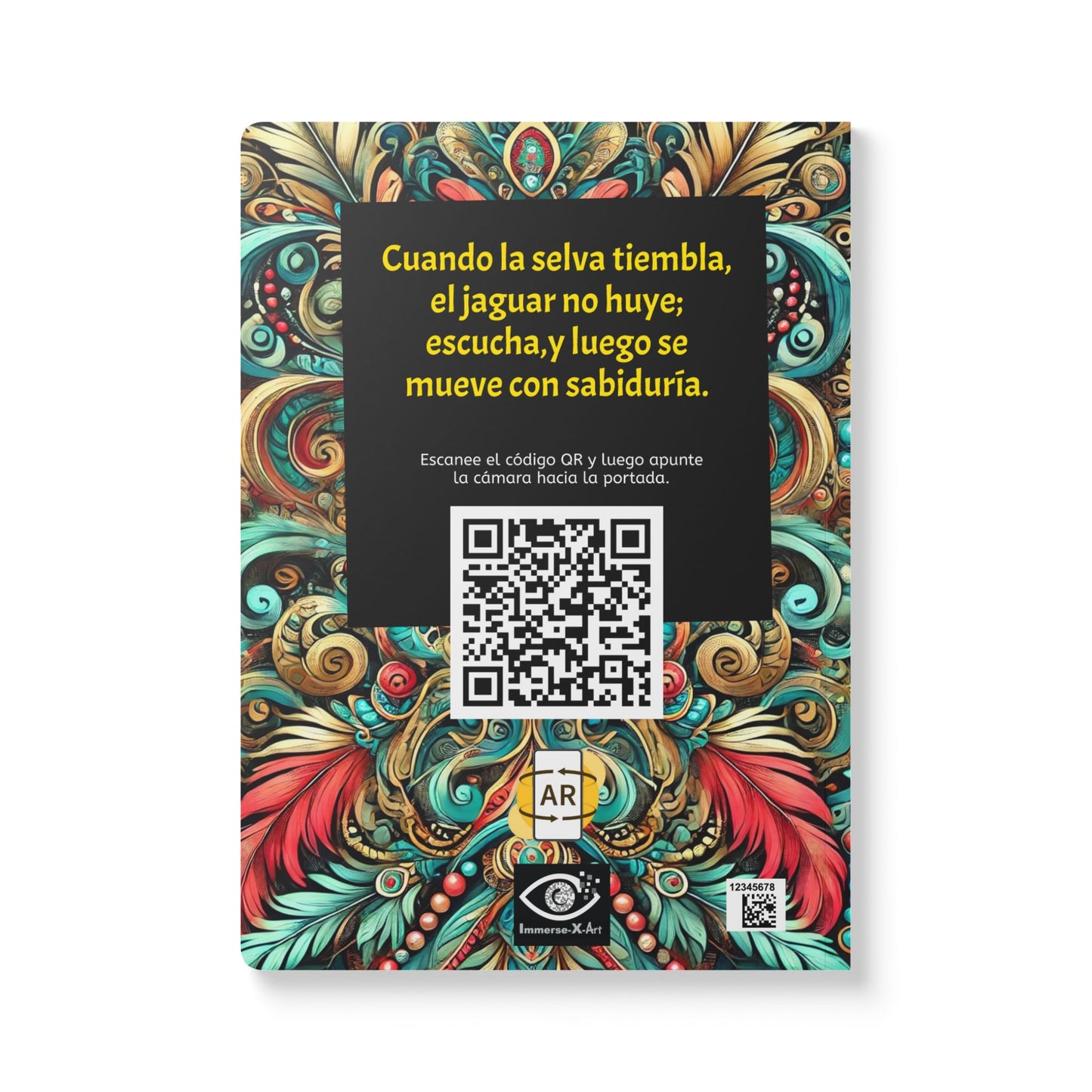 ESPÍRITU DE JAGUAR - Cuaderno con Realidad Aumentada | Cuaderno Inspirador con Arte y Frases Motivadoras