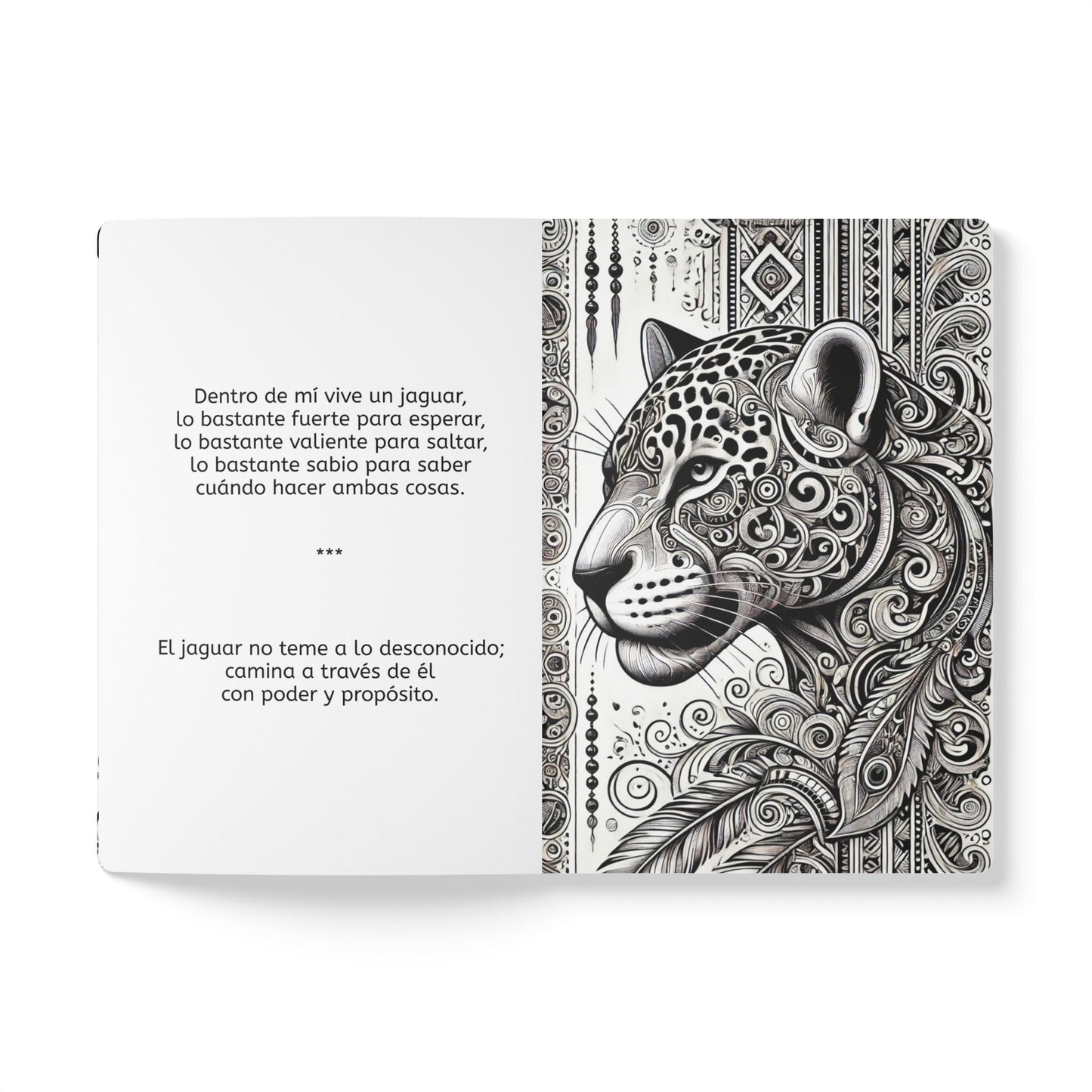 ESPÍRITU DE JAGUAR - Cuaderno con Realidad Aumentada | Cuaderno Inspirador con Arte y Frases Motivadoras