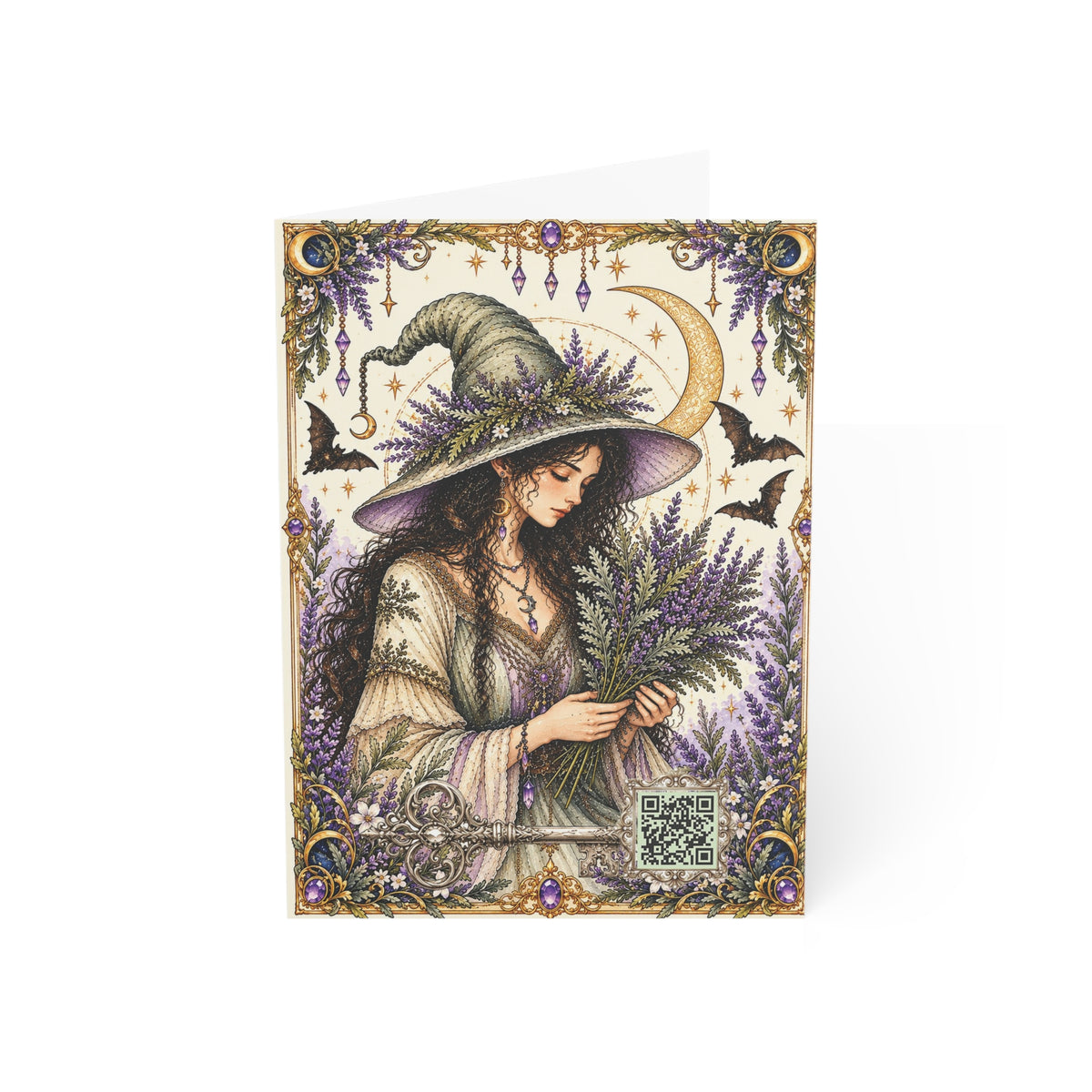 The Mugwort Wise Witch - Greeting Cards (Pack of 1/10)