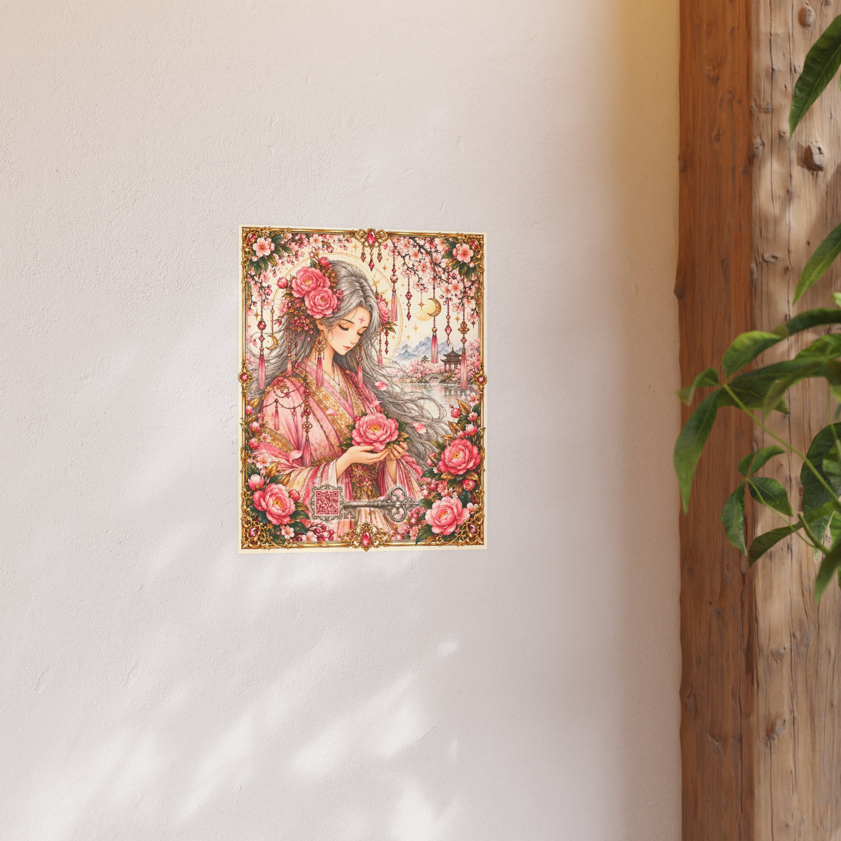 The Old Camellia Spirit – Guardian of Timeless Beauty & Wisdom Poster — Satin & Archival Matte Print