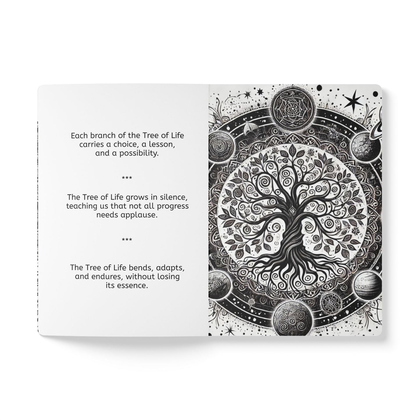 TREE OF LIFE - Augmented Reality Journal | Inspiring Notebook with Art & Quotes